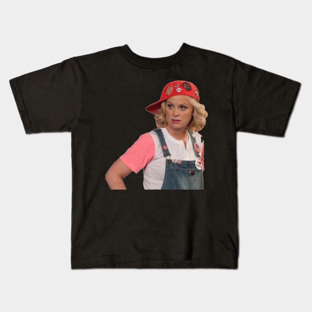 Leslie Knope Kids T-Shirt by Biscuit25